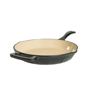 Luxe Enamelled Cast-Iron Skillet, 28cm